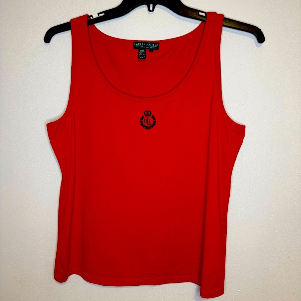 Lauren Active Ralph Lauren Red Tank Top women’s Large